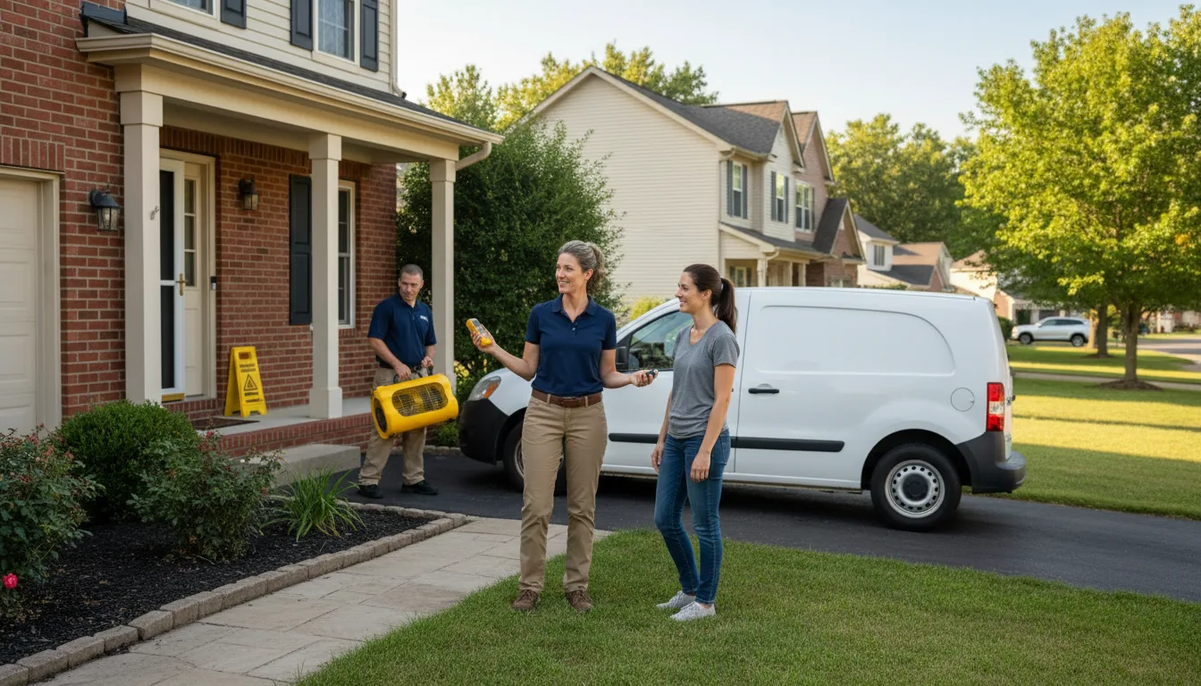 Water restoration image for Water Damage & Restoration Services in Springport, MI